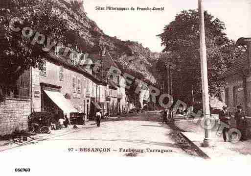 Ville de BESANCON, carte postale ancienne