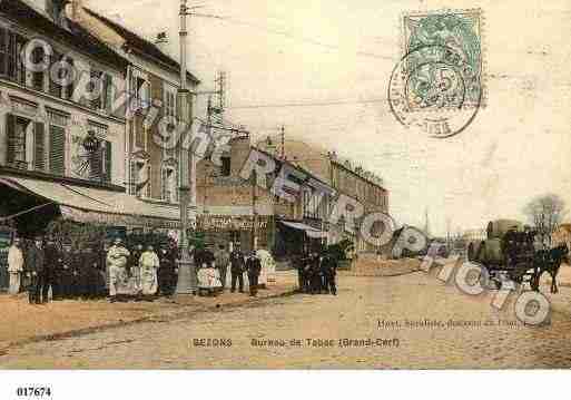 Ville de BEZONS, carte postale ancienne