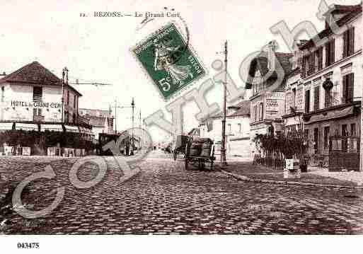 Ville de BEZONS, carte postale ancienne