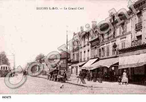 Ville de BEZONS, carte postale ancienne