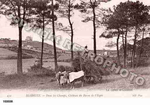 Ville de BIARRITZ, carte postale ancienne