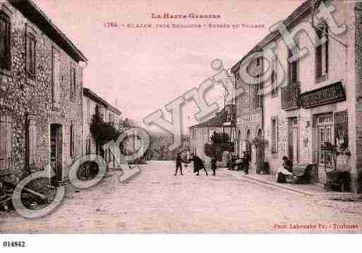 Ville de BLAJAN, carte postale ancienne