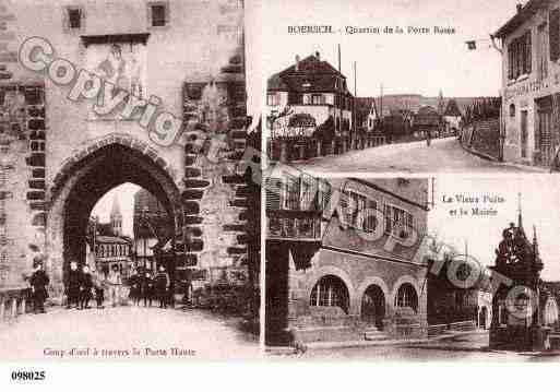 Ville de BOERSCH, carte postale ancienne