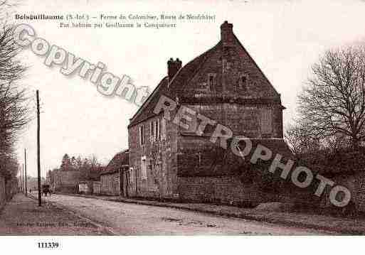 Ville de BOISGUILLAUME, carte postale ancienne