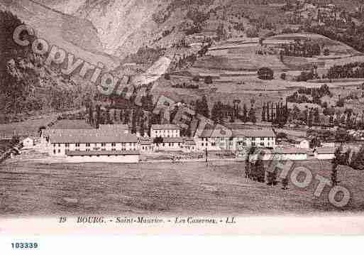 Ville de BOURGSAINTMAURICE, carte postale ancienne