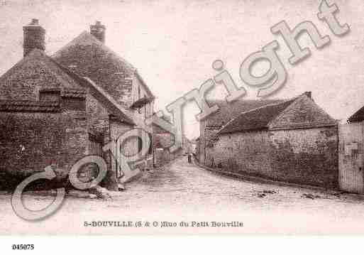 Ville de BOUVILLE, carte postale ancienne