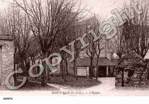 Ville de BOUVILLE, carte postale ancienne