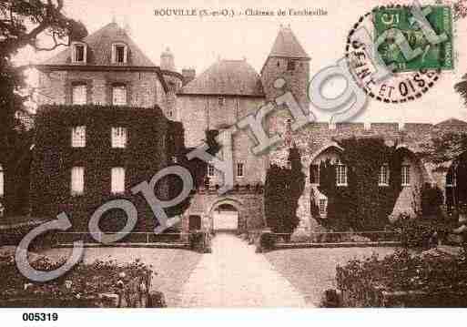 Ville de BOUVILLE, carte postale ancienne