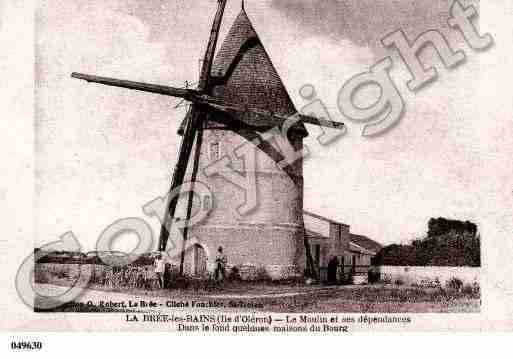 Ville de BREELESBAINS(LA), carte postale ancienne