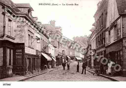 Ville de BRIONNE, carte postale ancienne