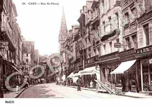 Ville de CAEN, carte postale ancienne