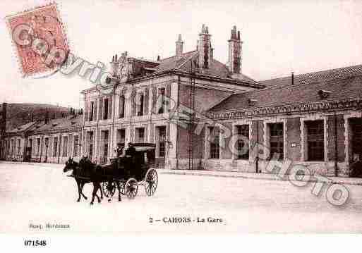 Ville de CAHORS, carte postale ancienne