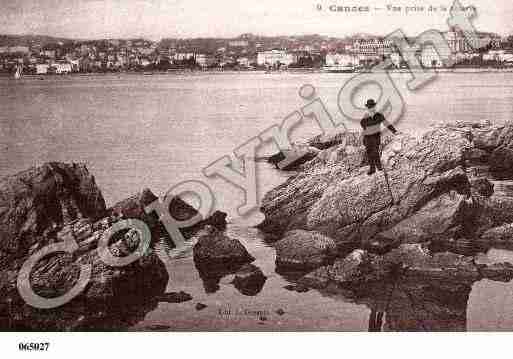 Ville de CANNES, carte postale ancienne