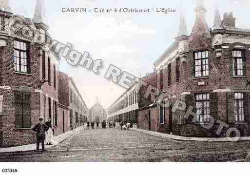 Ville de CARVIN, carte postale ancienne