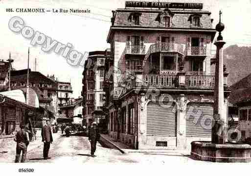 Ville de CHAMONIXMONTBLANC, carte postale ancienne