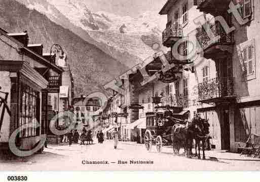 Ville de CHAMONIXMONTBLANC, carte postale ancienne