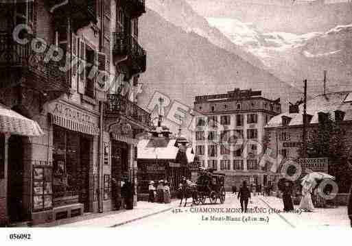 Ville de CHAMONIXMONTBLANC, carte postale ancienne