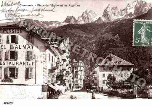 Ville de CHAMONIXMONTBLANC, carte postale ancienne