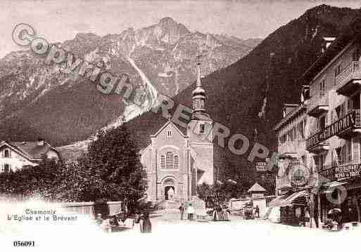 Ville de CHAMONIXMONTBLANC, carte postale ancienne