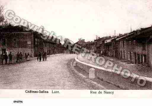 Ville de CHATEAUSALINS, carte postale ancienne