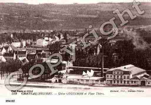 Ville de CHATEAUTHIERRY, carte postale ancienne