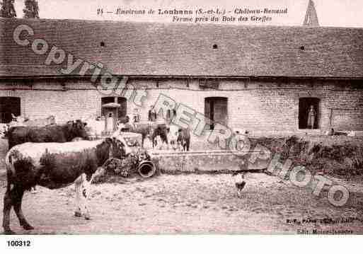 Ville de CHATEAURENAUD, carte postale ancienne