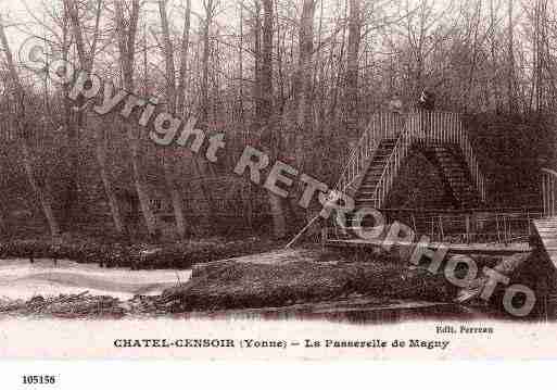 Ville de CHATELCENSOIR, carte postale ancienne