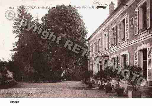 Ville de CHAUCONINNEUFMONTIERS, carte postale ancienne