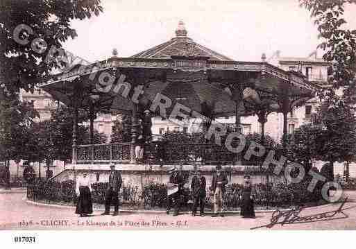 Ville de CLICHY, carte postale ancienne