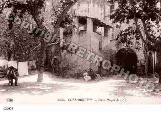 Ville de COLLOBRIERES, carte postale ancienne