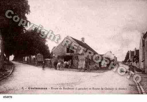 Ville de COULOMMES, carte postale ancienne