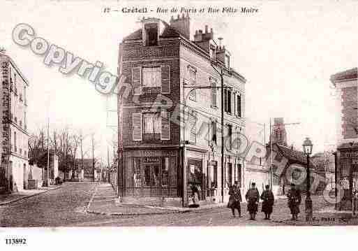 Ville de CRETEIL, carte postale ancienne