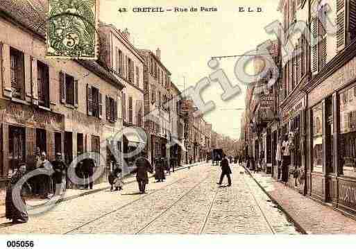 Ville de CRETEIL, carte postale ancienne