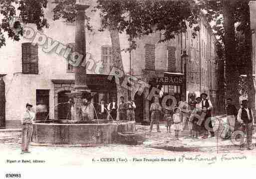 Ville de CUERS, carte postale ancienne