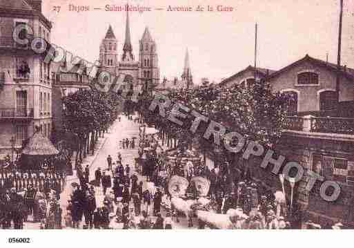 Ville de DIJON, carte postale ancienne