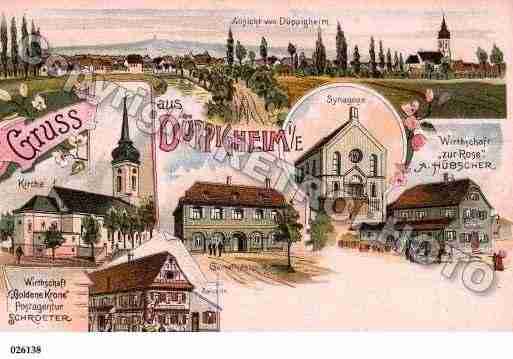 Ville de DUPPIGHEIMKOLBSHEIM, carte postale ancienne