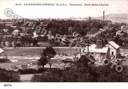 Ville de EPINAC, carte postale ancienne