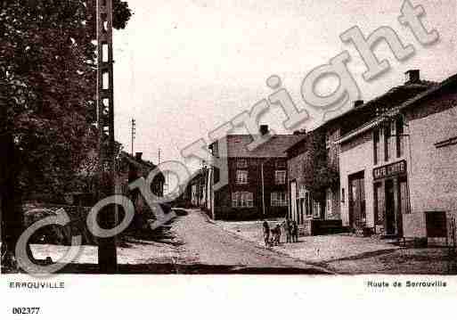 Ville de ERROUVILLE, carte postale ancienne