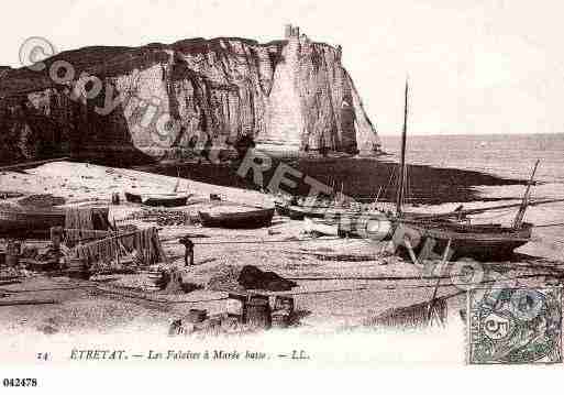 Ville de ETRETAT, carte postale ancienne