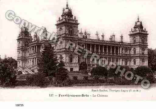 Ville de FERRIERES, carte postale ancienne