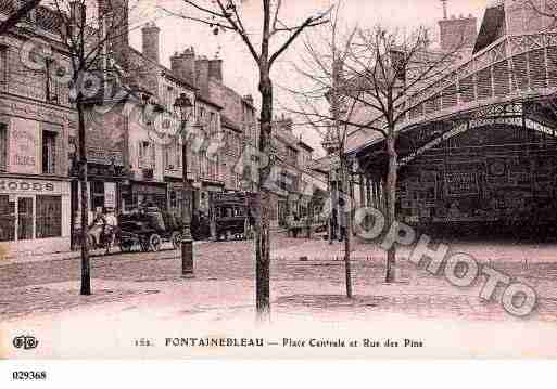 Ville de FONTAINEBLEAU, carte postale ancienne