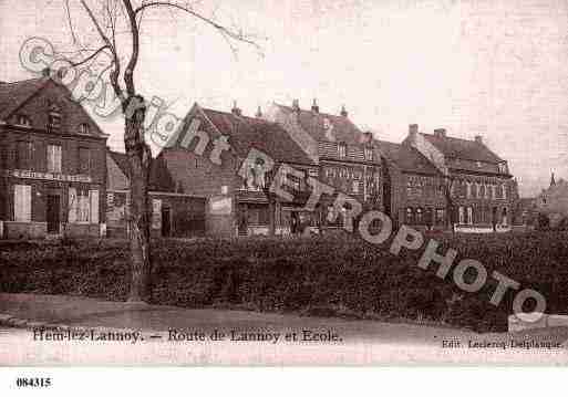 Ville de HEM, carte postale ancienne