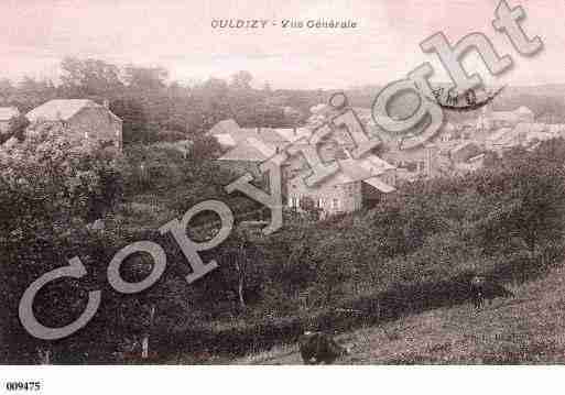 Ville de HOULDIZY, carte postale ancienne