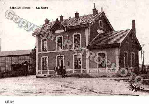 Ville de IMPHY, carte postale ancienne