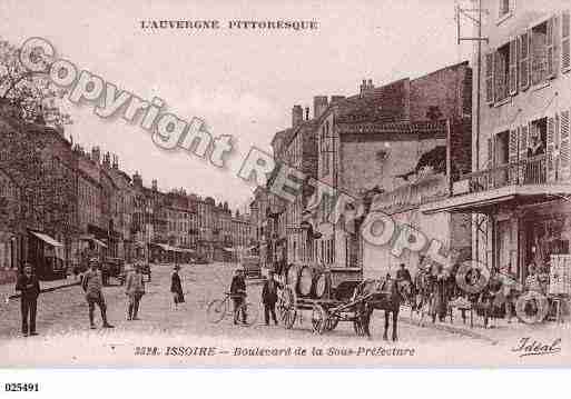 Ville de ISSOIRE, carte postale ancienne