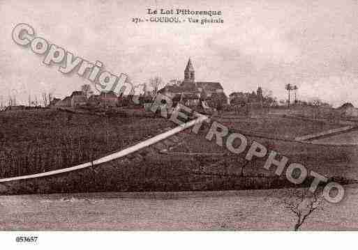 Ville de LABASTIDEMURAT, carte postale ancienne
