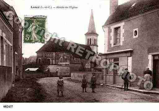 Ville de LANCE, carte postale ancienne