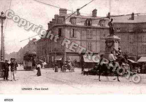 Ville de LIMOGES, carte postale ancienne