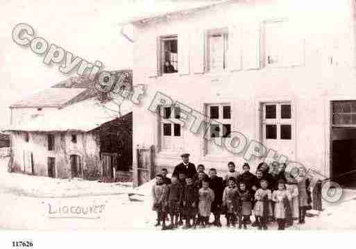 Ville de LIOCOURT, carte postale ancienne