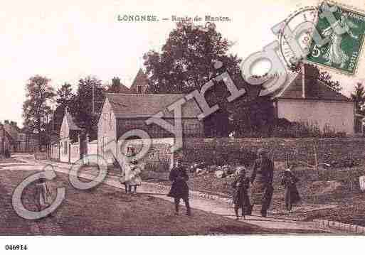 Ville de LONGNES, carte postale ancienne Ville de LONGNES, carte postale ancienne